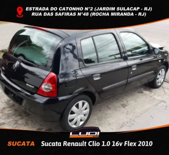 Sucata Renault Clio 1.0 16v Flex 2010