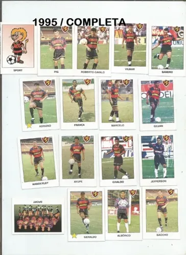figurinhas sporte clube 1995