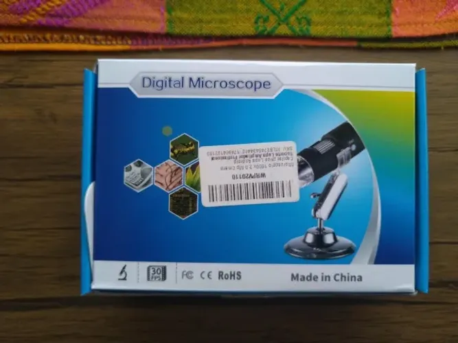 microscópio digital usb 1600x hd eletronicos pc android
