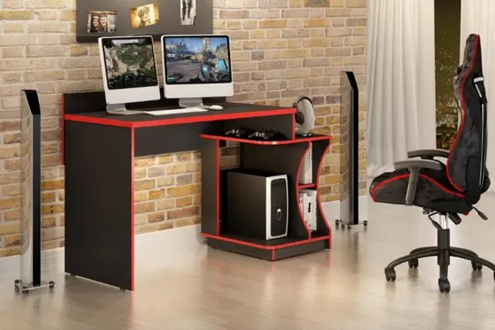 Mesa Computador Gamer e Estudo. São Produtos Novos Direto da Fábrica.