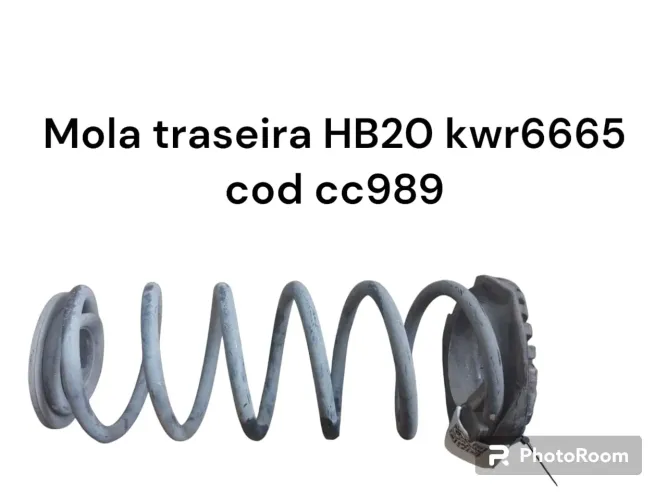 Mola Traseira Hyundai Hb20 Cod Cc989