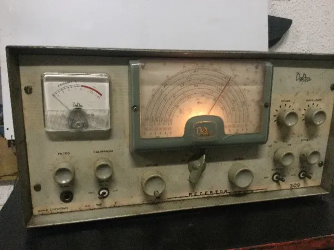 radio amador antigo valvulado delta.
