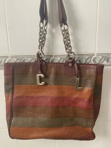 Bolsa casa lopez couro legítimo