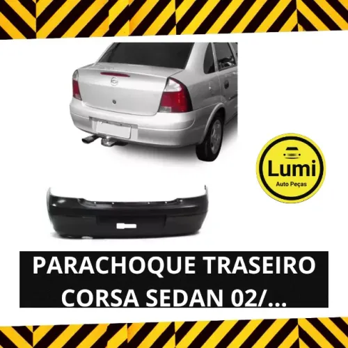 Parachoque Traseiro Corsa Sedan 2002/2008... - NOVO!!