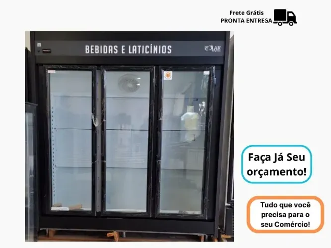 Freezer 3 Portas Refrigerador Novo