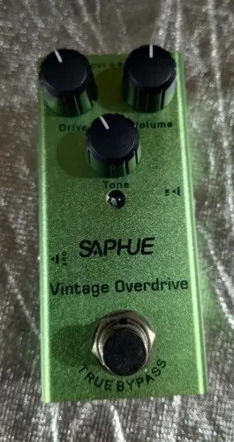 Pedal Shapue Vintage overdrive na Musical Brother