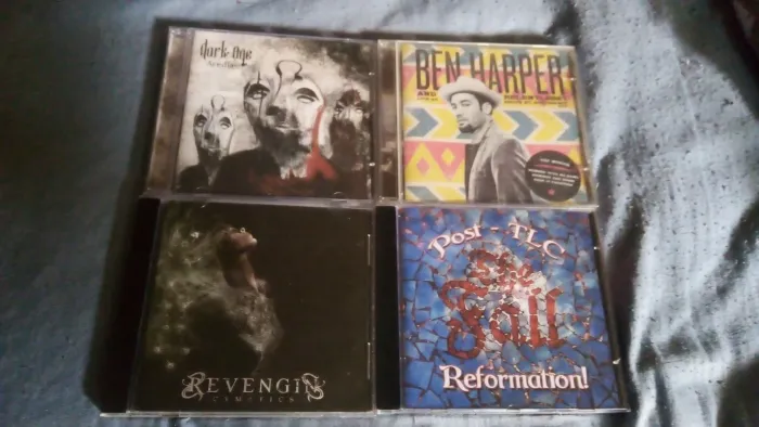 4 cds por 60 reais - ben harper, dark age, revengin e the fall