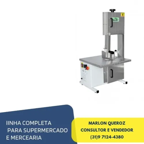 Serra Fita Eccel de Mesa Inox Nova 110/220v