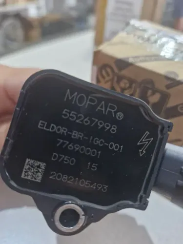 Bobina de ignição Fiat Mopar Cronos Argo Uno Mobi Strada Pulse Fastback 55267998