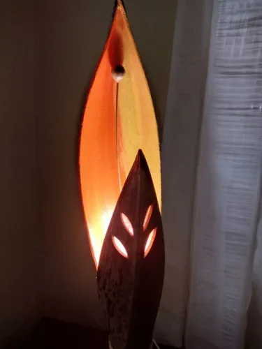 Luminária de Palmeira Artesanal