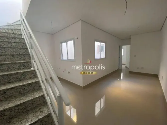Cobertura para alugar, 48 m² por R$ 3.180,00/mês - Vila Humaitá - Santo André/SP