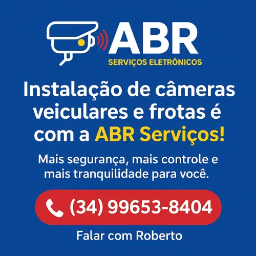 Instalação de câmeras veiculares