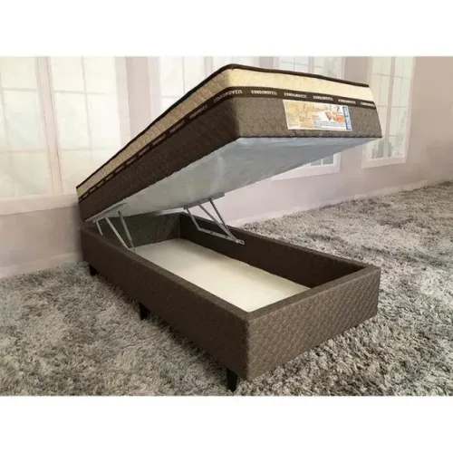 Colchobox Bau Solteiro Golden 88x188x50 Rondomoveis