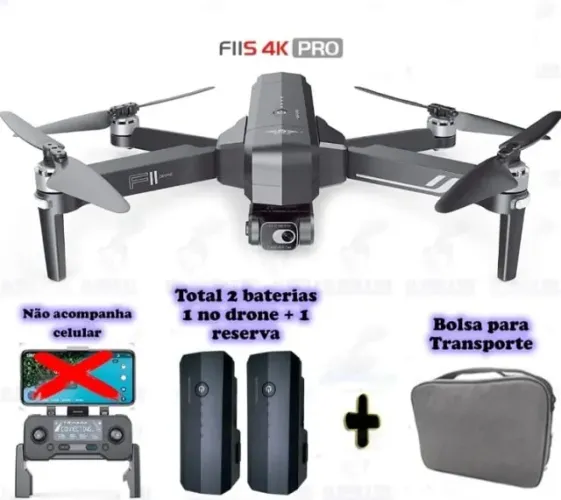 Drone Sjrc F11s 3km 4k Pro Gps 5g 2eixos 26min 