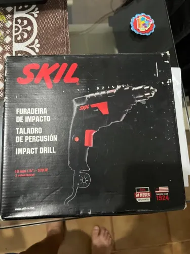 Furadeira SKIL 6602, 10 mm, 127 V, 570 W. POUCO USO!!!