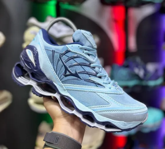 Tênis Mizuno Wave Prophecy 12 Azul Claro