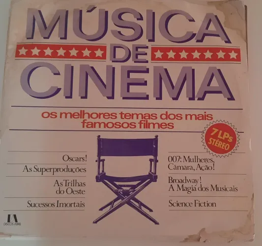 Disco Vinil Box Trilha Sonora - Os Maiores Filmes (7 LPs)