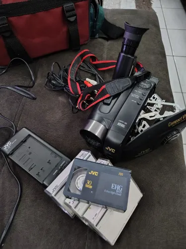Filmadora VHS Compacta Jvc Completa