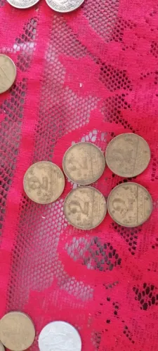 5 Moedas de 2 cruzeiros de 1945