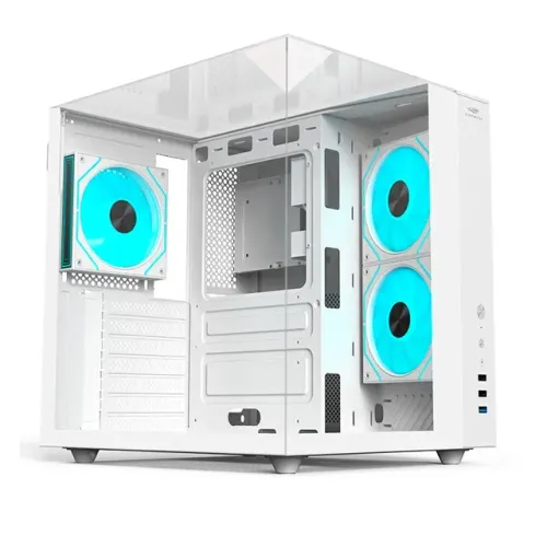 Gabinete Gamer C3Tech Aquarius MT-G950WH White *Sem Fan Led* - ATX, Micro-ATX - WZetta