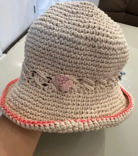 Chapéu infantil de crochê 