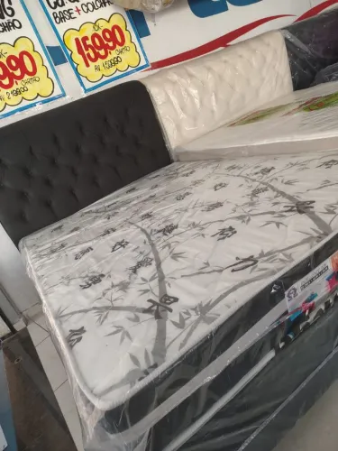 Colchão D65  casal  com cabeceira 