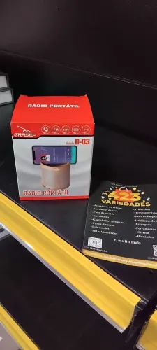Mini caixa de som portátil com sup para celular