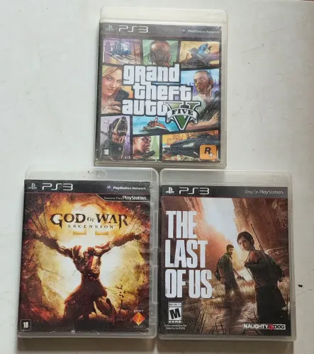 Vendo God of War Ascension, The Last of Us e Grand Theft Auto V em Uberlândia e Uberaba.