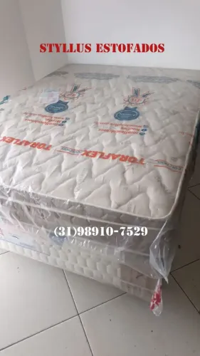 Cama box com colchão