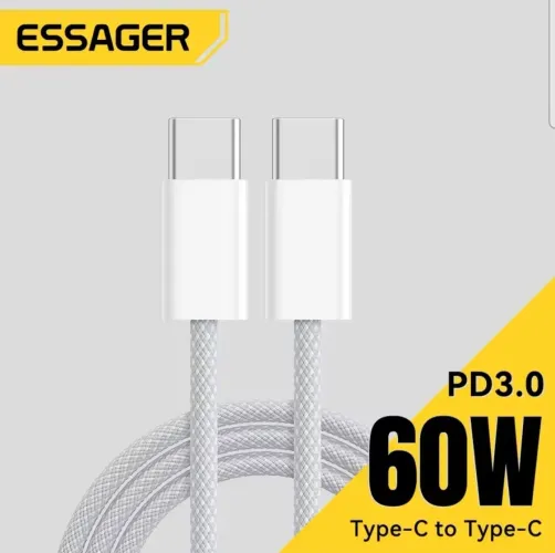 Cabo turbo tipo C tipo C 60w essager
