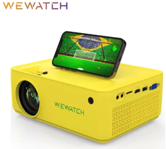 Projetor Wewatch V10 8500 Lumens novo sem uso (Com bluetooth, entrada HDMI)