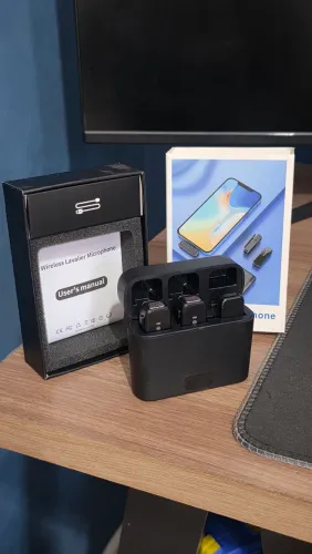 Microfone Lapela Sem Fio Wireless