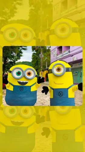 Fantasia Minion para Adulto - Tamanho adulto. Único