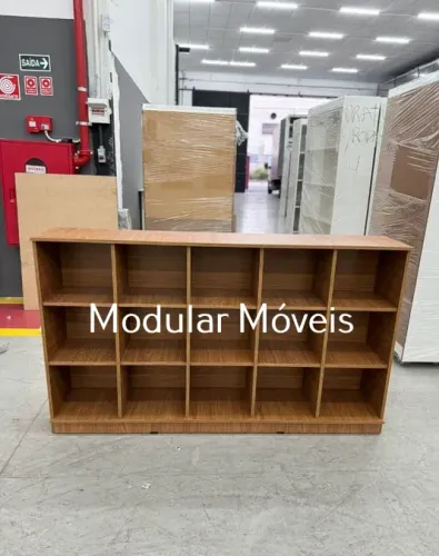 Colmeia Horizontal - MDF Amadeirado