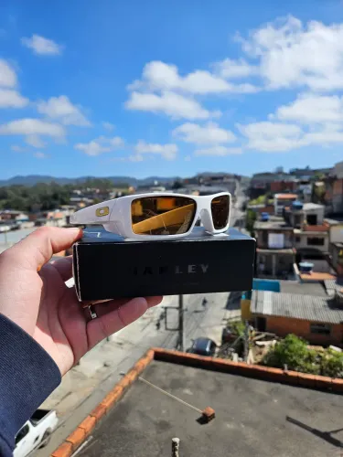 Óculos oakley gascan White gold 