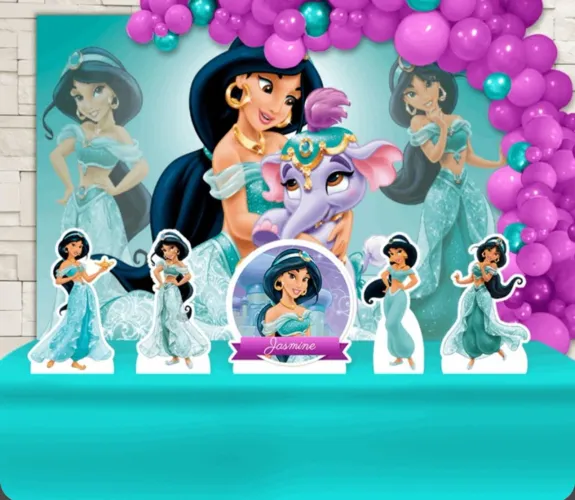 Kit Festa Infantil - Decoração Princesa Jasmine