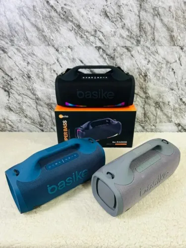 Caixa de Som Basike BA-RAD035 120W SUPER BASS Bluetooth RGB