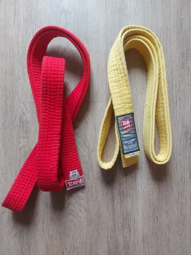 2 Faixas Artes Marciais: Amarela (ATAMA) e Vermelha (TORAH)