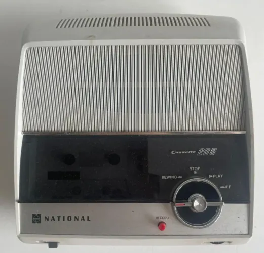 Gravador Cassete National Cassette 206