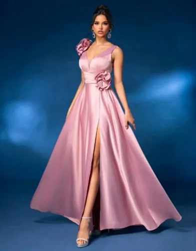 Vestido Nunca Usado Madrinha de casamento cor rosê 