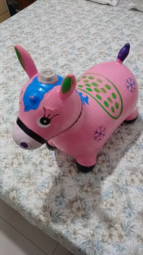 Cavalinho Pula Pula Infantil Rosa