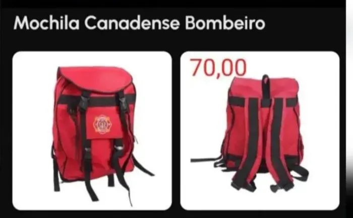 Mochila Canadense Bombeiro