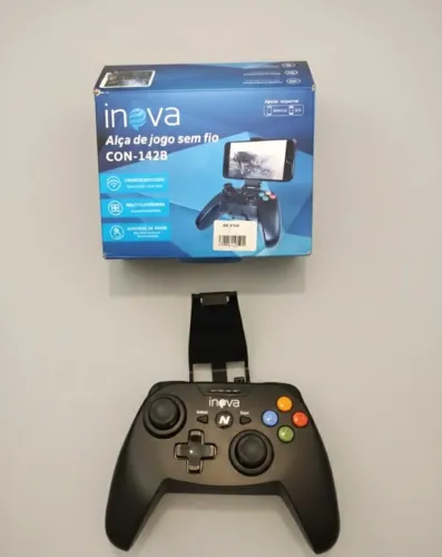 Controle de Jogo Sem Fio Inova CON-142B