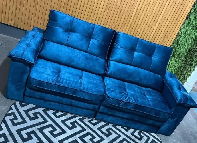 Sofá Retrátil e Reclinável 2,90m DIVIDIMOS EM ATÉ 10X SEM JUROS