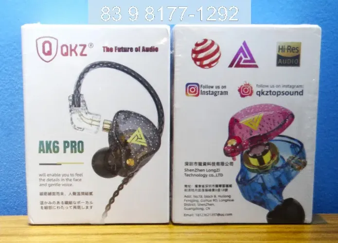 Fone de Ouvido QKZ AK6 PRO