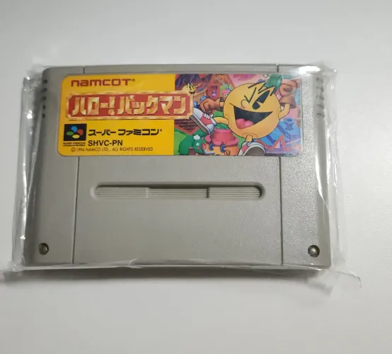 Jogo Super Nintendo Hello Pac-Man