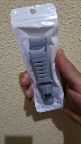 Pulseira de Silicone para Smartwatch - Cinza