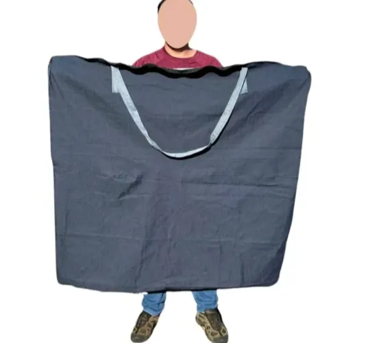 Sacolão Jeans 1,20x1,20 Fort Gigante Sacoleiro Mudança