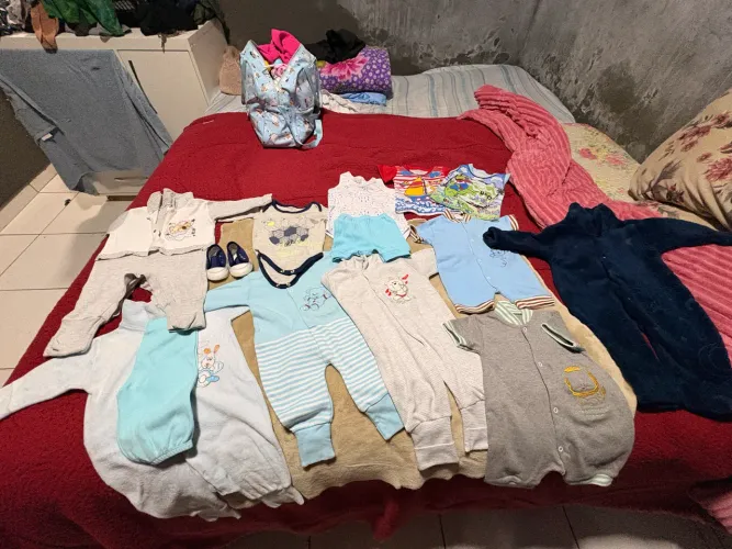 Lotinho roupas bebê menino 0 a 3M