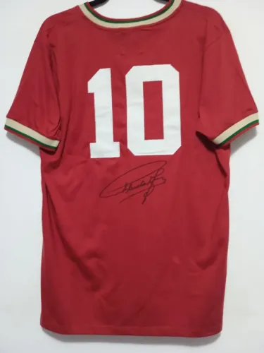 Camisa Hungria Copa Mundo 1954 #10 Puskás Autografada Certificada